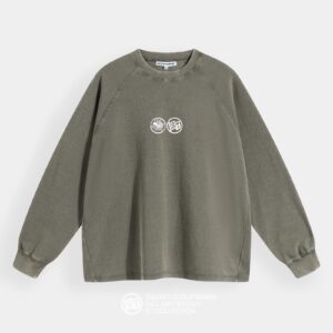 Crewneck “Grateful” green