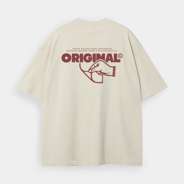"ORIGINAL" Oversized alabaster tee